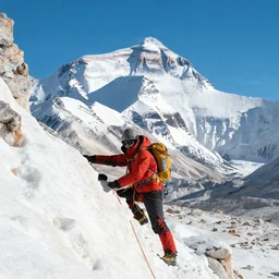 climbing mount everest
