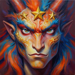 intricate five star pandarian facial portrait by tooth wu, oil on canvas, hdr, high detail, photo realistic, hyperrealism, matte finish, high contrast, 3 d depth, centered, masterpiece, vivid and vibrant colors, enhanced light effect, enhanced eye detail, artstationhd