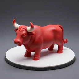 cake in shape of a bull in a dim lit room, red colored bull, photography, 8 k, featured on flickr, birthday candles, candle sparkles, dim light