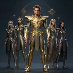 full body portrait of matt bomer as a healing magical star guardian. detailed face, concept art, intricate, highly detailed 8 k, smooth, sharp focus, handsome and aesthetic shape of face and body, artgerm, artstation, art by zexi guo and nira and junpei suzuki and gharliera and rinotuna