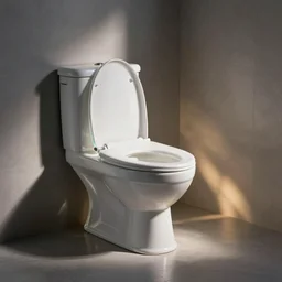 glass toilet
