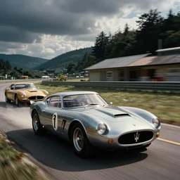 speed racer mach 5, maserati tipo 1 5 1, cinematic 1 6 mm film, moebius and ralph mcquarrie film still