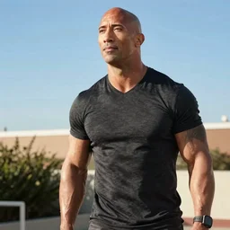 dwayne johnson as well as the sun for a while and then i'll see what happens, photograph, 4 k