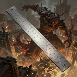 ruler of chaos invading the city, concept art, digital painting, trending on artstation, deviantart, epic composition, extremely detailed, ambient lighting, masterpiece, sharp focus, octane render