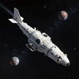Halls of Space by Ben Wanat; illustration, deep space exploration, space travel, intergalactic, 4k, widescreen, wide angle