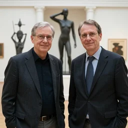 a readymade as a cooperation between Marcel Broothaers and Marcel Duchamp outside a museum
