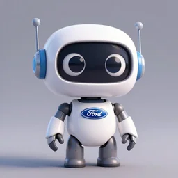 full shot,a painting of cute robot toy with big eyes,Ford, Henry Justice,trending on artstation,3d octane render,High detail