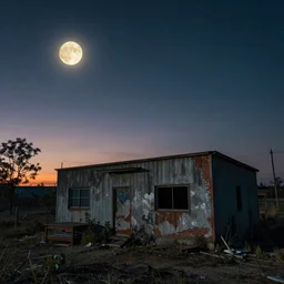 urbex by vija celmins, at dusk magic realism morning sun nightsky at night retrowave, archdaily, wallpaper, highly detailed, trending on artstation.