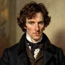 a highly detailed beautiful portrait of sherlock holmes, by gregory manchess, james gurney, james jean
