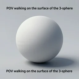 “POV walking on the surface of the 3-sphere”