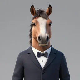 a centaur dressed in a suit the front of the centaur is donald trump, standing proud, nikkor 2 4 mm f 4 lens, press photo op