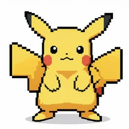pixelated pokemon monster inspired by ragnarok online, 1 2 8 bit, 1 0 0 0 x 1 0 0 0 pixel art, 4 k, super detailed, nintendo game, pixelart, high quality, no blur, sharp geometrical squares, concept pixelart