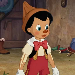 Louise Belcher screenshot, in the style of Pinocchio\'s Christmas (1980)