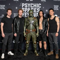 psychic space pirates film festival, photorealistic by michael komarck, greg rutkowski, victo ngai, artgerm, willem claesz heda and j. dickenson