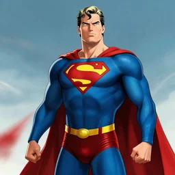 blonde anthony starr as superman by rutkowski, featured on artstation