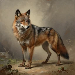 a beautiful artwork of a werewolf by Edwin Henry Landseer, featured on artstation