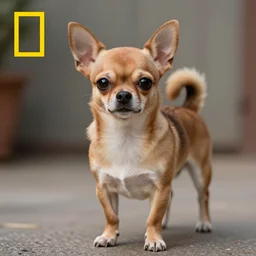 smallest Chihuahua dog to ever exist, realism, hyper realism, National Geographic, award winning, f2.8 lens