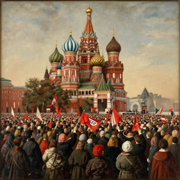 2 0 2 2 moscow rally, russian patriotic rally, by hieronymus bosch