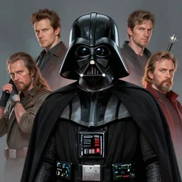 portrait of Olaf Scholtz as Darth Vader by artgerm and Craig Mullins, James Jean, Andrey Ryabovichev, Mark Simonetti and Peter Morbacher 16k