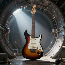 electric guitar in the large hadron collider