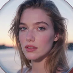 closeup _ plate _ photography _ portrait _ of _ a _ stunningly _ beautiful _ english renaissance _ female _ siren maiden face _ in _ soft _ dreamy _ light _ at _ sunset _ beside _ the _ river _ soft _ focus, annie leibovitz, hasselblad, nikon, steve mccurry, david lazar, jimmy nelsson