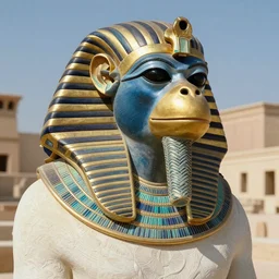 A realistic paint The theme of ancient Egypt but ruled by the ape.