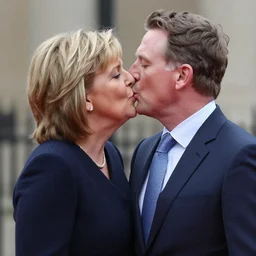 scott morrison kissing pauline hanson