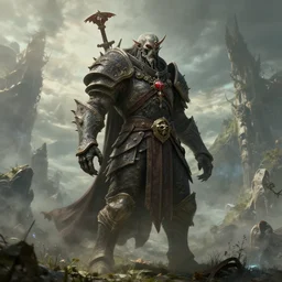highly detailed elden ring portrait photo of a giant doomguard megalophobia in a scenic dystopian environment, hyperrealistic illustration by william didier - pouget