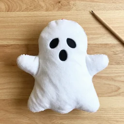 do it yourself sewing plush ghost to make at home