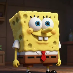 sponge sculpture of a samurai