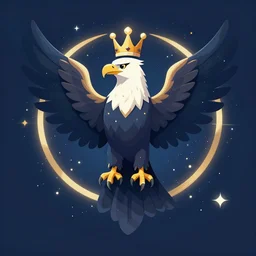 a metaphysical eagle themed king, mystical cosmic messenger, 4 k digital illustration by artgerm, wlop, james jean, andrei riabovitchev, marc simonetti, yoshitaka amano, artstation, cgsociety