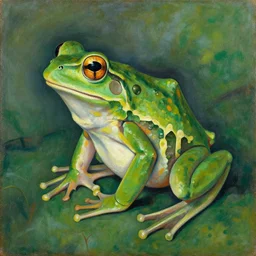 The best painting of a frog of all time, by Cezanne