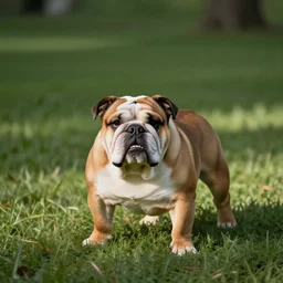 a bulldog from the school basis green