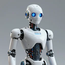 a super cool portrait of a robot, highly detailed