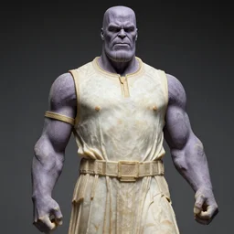 ancient Greek marble sculpture of Thanos