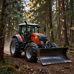 this absolutely humongous plow i came across in the middle of a forest