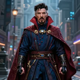 doctor strange in matrix neo suit