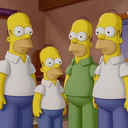 4 k film still of homer simpson, very detailed, photorealistic, realism, unreal engine, homer simpson in movie spirited away