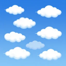 clean cel shaded vector art, curled swirl clouds, blue sky, shutterstock, by pascal campion, petros afshar, anton fadeev, dean ellis, randolph stanley hewton