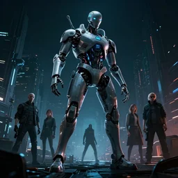 low wide perspective photo of a hacked cyborg, midnight, cyberpunk, 3 d render, by wayne barlowe, by beeple, by artgerm, beksinski, rutkowski, peter gric, photorealistic, cinematic dramatic lighting, ominous electric atmosphere, album cover art, blade runner 2 0 4 9, photorealistic, using nikon d 7 5 0 0 and mituto