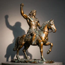 khal drogo bronze statue by frederic remington