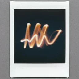 polaroid of a dream, reflection, double exposure, dramatic low-key neon lighting, light painting