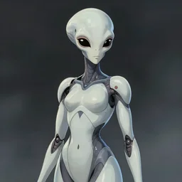 portrait of futuristic alien humanoid, artstation, cartoon, elegant, highly detailed, digital painting, concept art, smooth, sharp focus, illustration, art by studio ghibli, makoto shinkai, don bluth, fujita goro, jean giraud, atey ghailan, akihiko yoshida, tom whalen, anton fadeev, 8 k