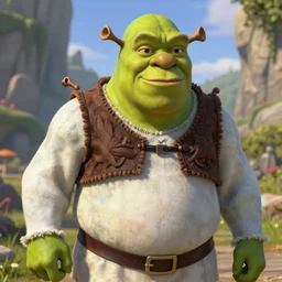 donald trump as shrek, hyperdetailed, artstation, accurate, octane render, surreal, 8k
