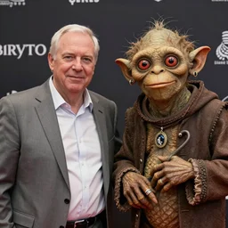 mr. t and gollum at a jewelry conference