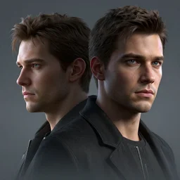 two in the void, stephen conroy, filonov, beautiful face, octane rendering