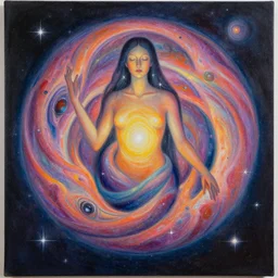 a beautiful painting of planetary cosmic dmt entity of the upper planes by mynameistran and artgerm and wlop and loish and alex grey and wlop and wes anderson and spike jonze, trending on artstation, loving and forgiving, wrapped in cosmic infinity