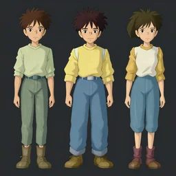 finished character design by ghibli and wlop and rebecca sugar