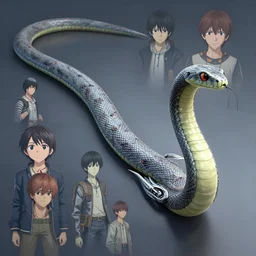 a long robot snake, intricate, different, artstation trending, high detail, focus, smooth, surreal, by yusuke murata, takehiko inoue, hiroya oku, makoto yukimura, shinichi sakamoto, kousuke oono