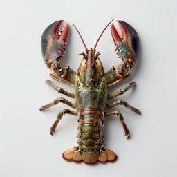 zoological portrait of a human lobster by kuldar leement and ruan jia and brad rigney and micha karcz and brad rigney 0. 0 0 8